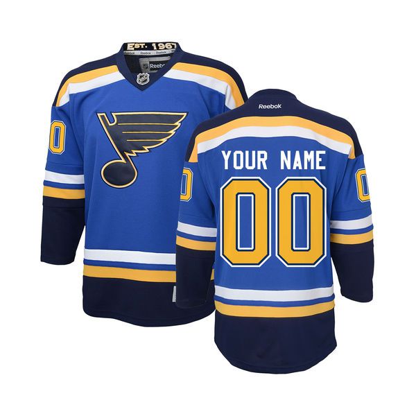 Reebok St.Louis Blues NHL Youth Premier NHL Jersey - Blue->youth nhl jersey->Youth Jersey